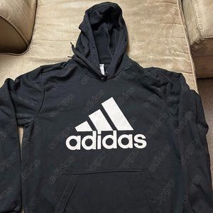 Adidas hoodie sweatshirt black (M)